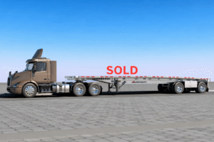 2018 Volvo VNR 300 + 48’ Flatbed Trailer